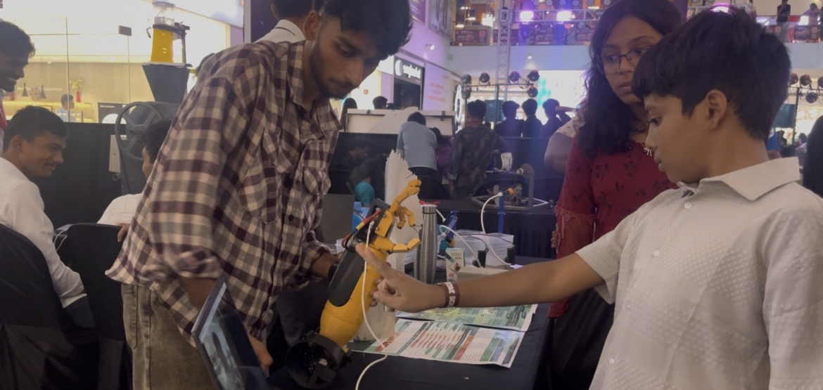 BTouch prosthetic arm beginning
